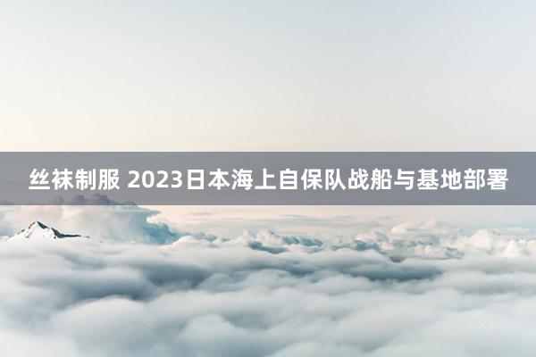 丝袜制服 2023日本海上自保队战船与基地部署