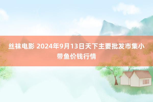 丝袜电影 2024年9月13日天下主要批发市集小带鱼价钱行情