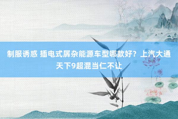 制服诱惑 插电式羼杂能源车型哪款好？上汽大通天下9超混当仁不让