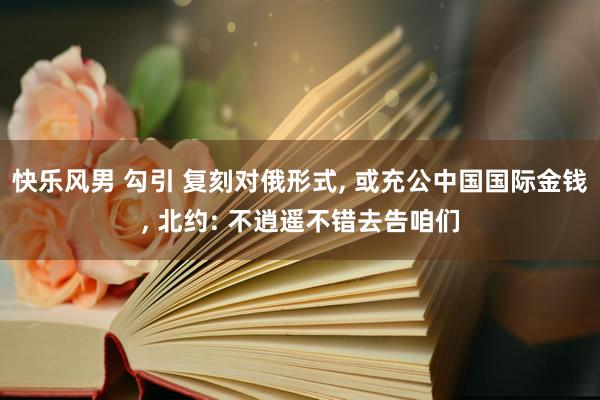 快乐风男 勾引 复刻对俄形式， 或充公中国国际金钱， 北约: 不逍遥不错去告咱们