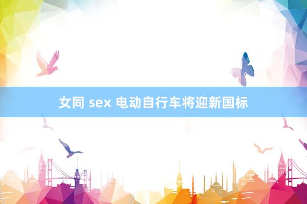 女同 sex 电动自行车将迎新国标