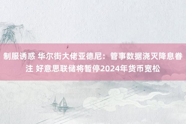 制服诱惑 华尔街大佬亚德尼：管事数据浇灭降息眷注 好意思联储将暂停2024年货币宽松